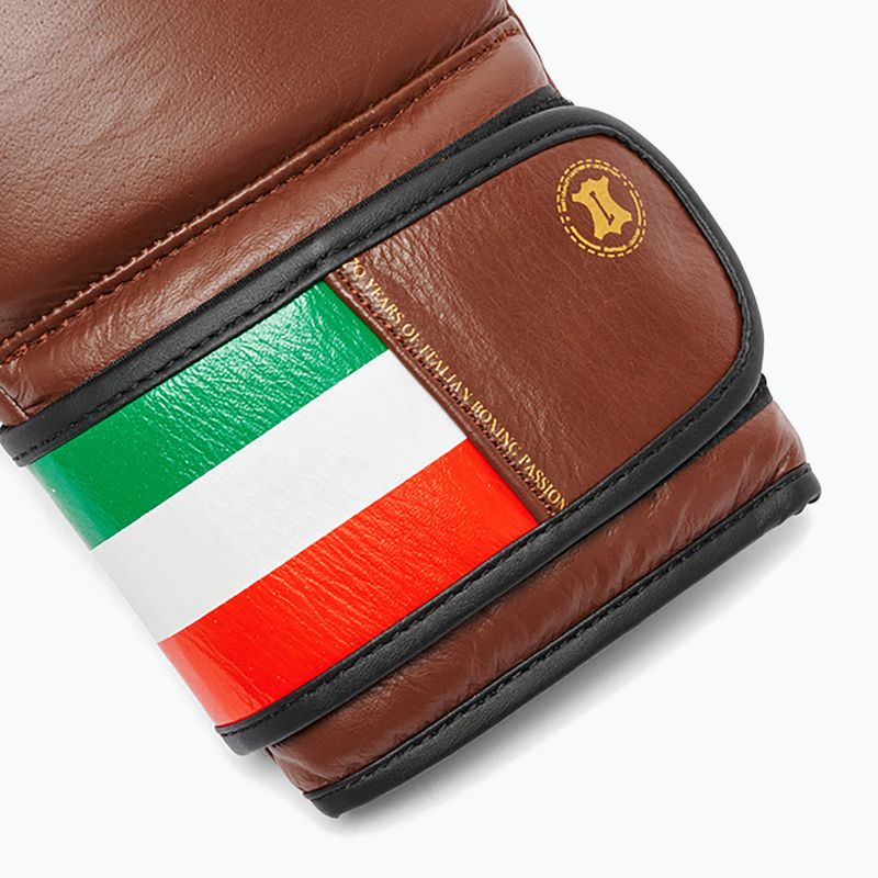 Mănuși de box LEONE 1947 Italy '47 black/white/brown 7