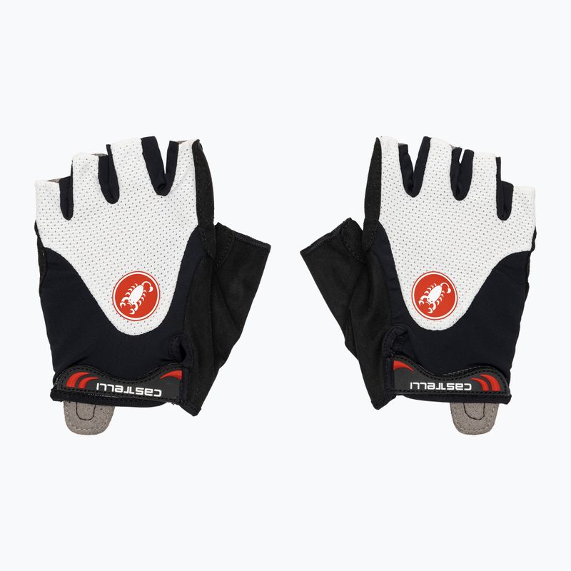 Mănuși de ciclism pentru bărbați Castelli Arenberg Gel 2 black/ivory