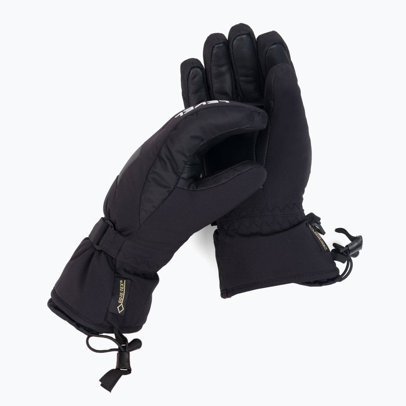 Mănuși de schi pentru copii Level Super Radiator Jr Gore Tex negru 4115