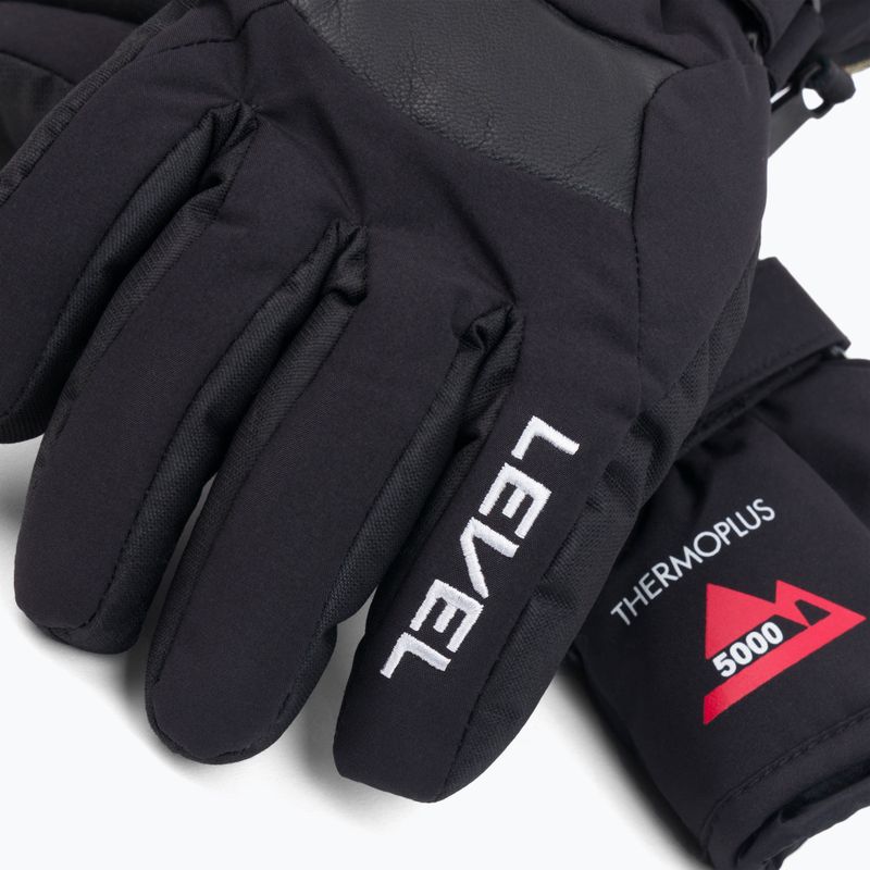 Mănuși de schi pentru copii Level Super Radiator Jr Gore Tex negru 4115 4