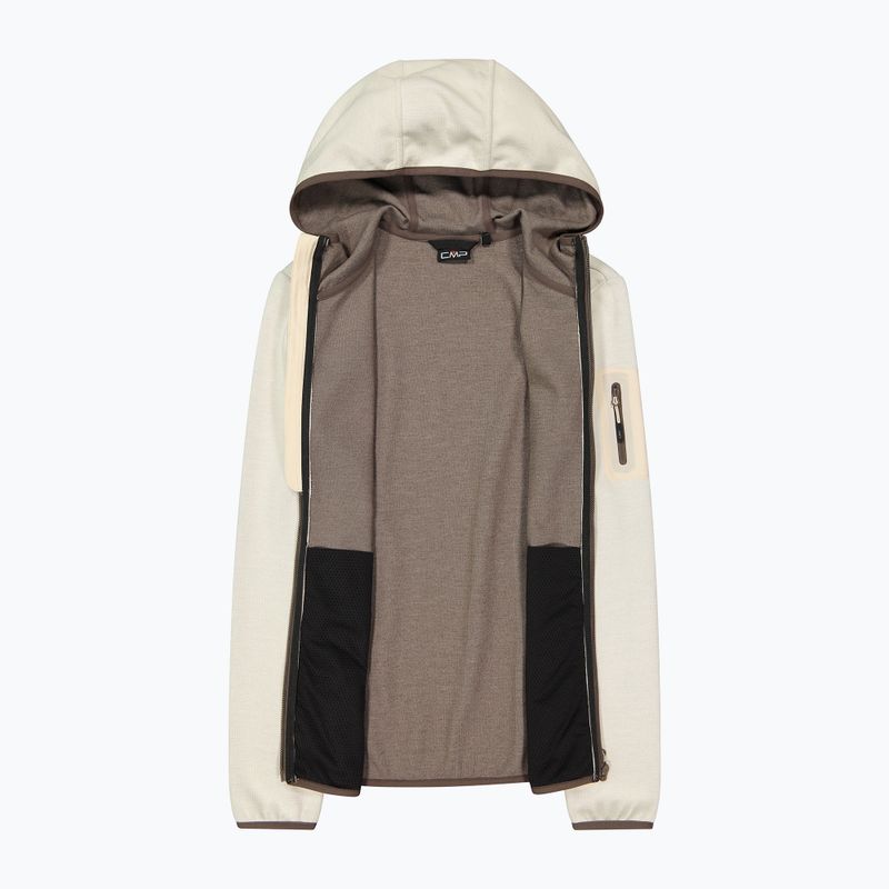 Bluză de trekking pentru femei CMP 34H6376 Fix Hood cream/off white 3