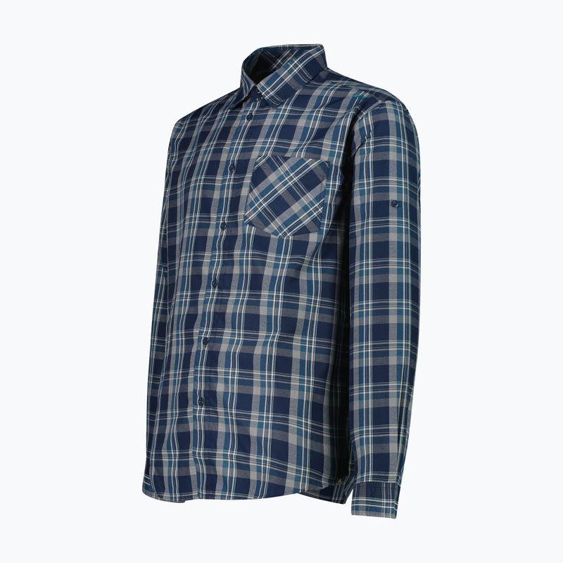 Cămașă bărbătească CMP 30T9927 b. blue/vanilla/petroleum 3