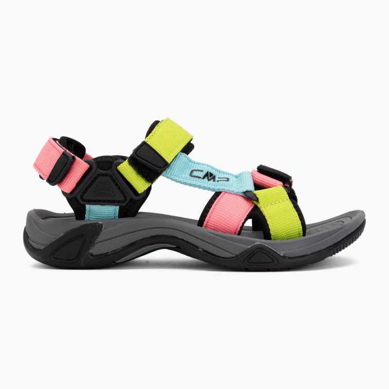 Sandale pentru copii CMP Hamal lagoon/pink fluo/acid 2