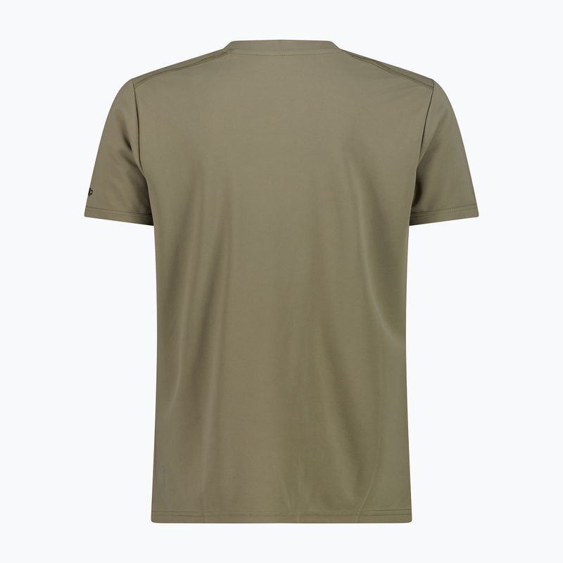 Tricou pentru bărbați CMP 30T5057 sage/pine 2