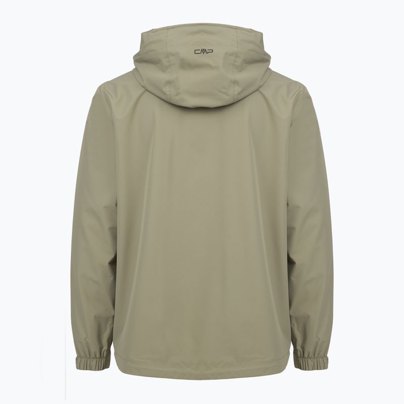 Geacă de ploaie pentru bărbați CMP 39X7367 Snaps Hood sage 2
