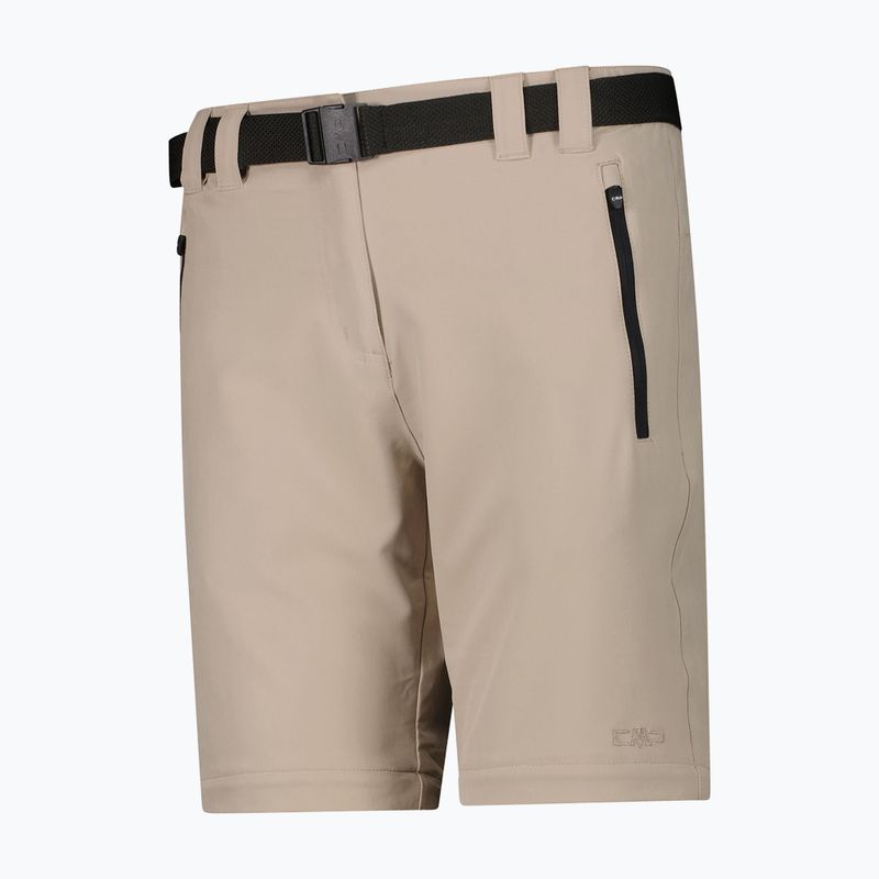 Pantaloni de trekking pentru femei CMP 3T51446 Zip Off sand/anthracite 6