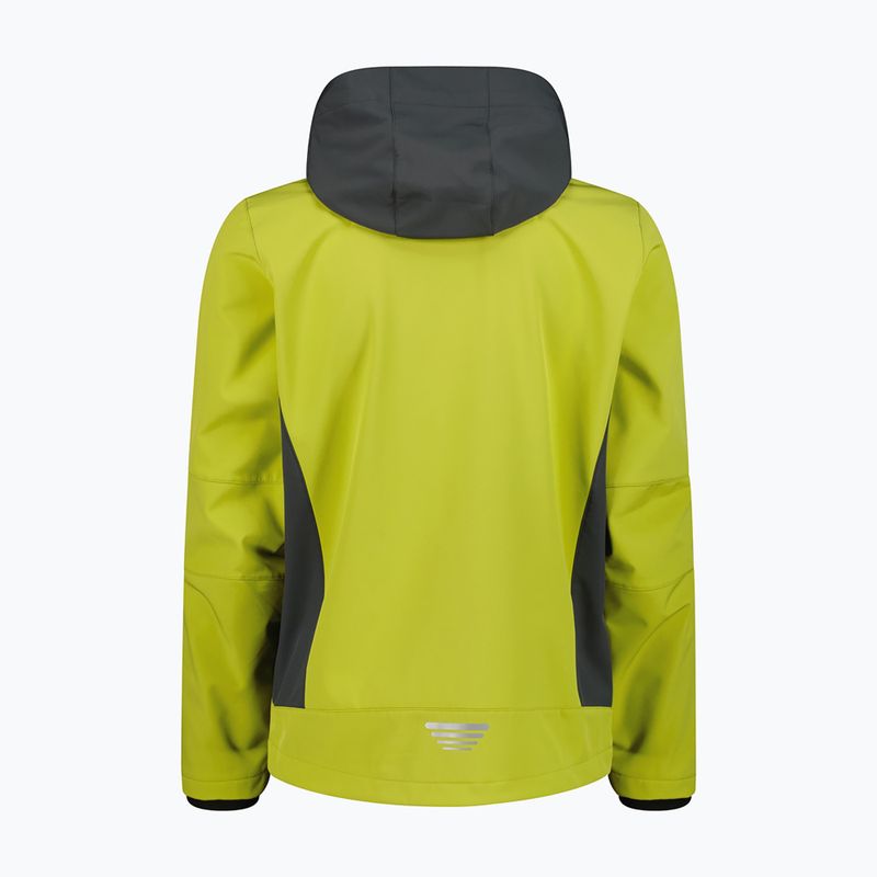 Geacă softshell pentru bărbați CMP 3A01787N Zip Hood cardamom/black pine 2