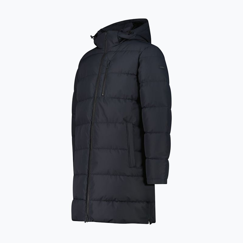 Palton căptușit pentru bărbați CMP 36K2247 Fix Hood Parka antracite 3