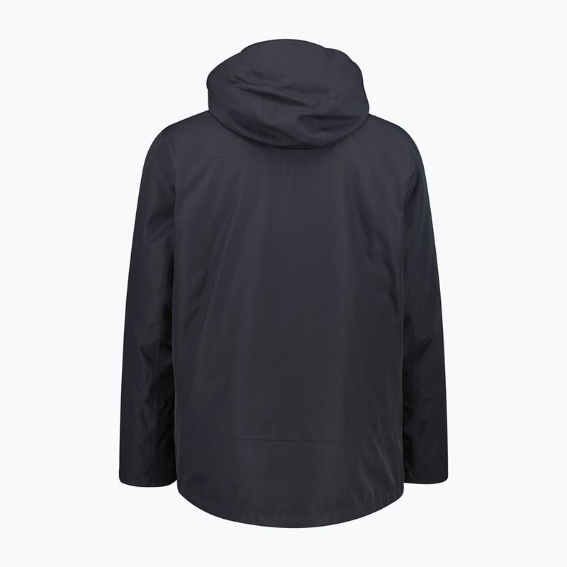 Geacă izolată pentru bărbați CMP 36Z2257D Zip Hood Detachable Inn antracite 2
