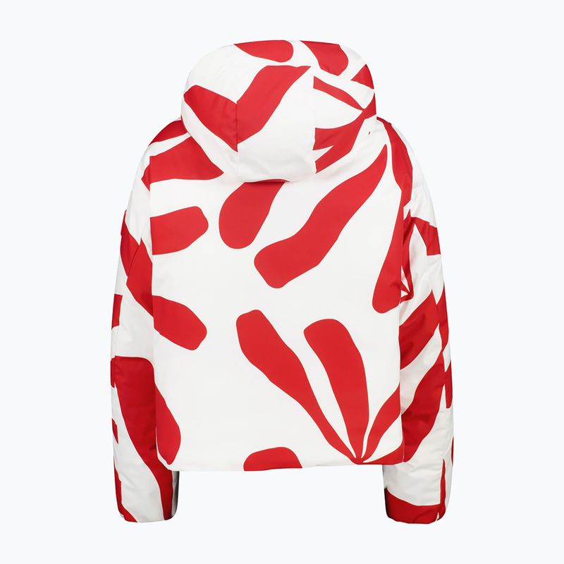 Geacă de schi pentru femei CMP Fix Hood red/b.co gesso 2