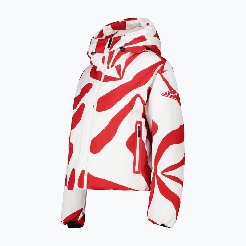 Geacă de schi pentru femei CMP Fix Hood red/b.co gesso 3