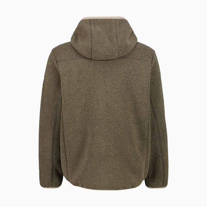 Palton căptușit pentru bărbați CMP 36K2247 Fix Hood Parka teak mel 2