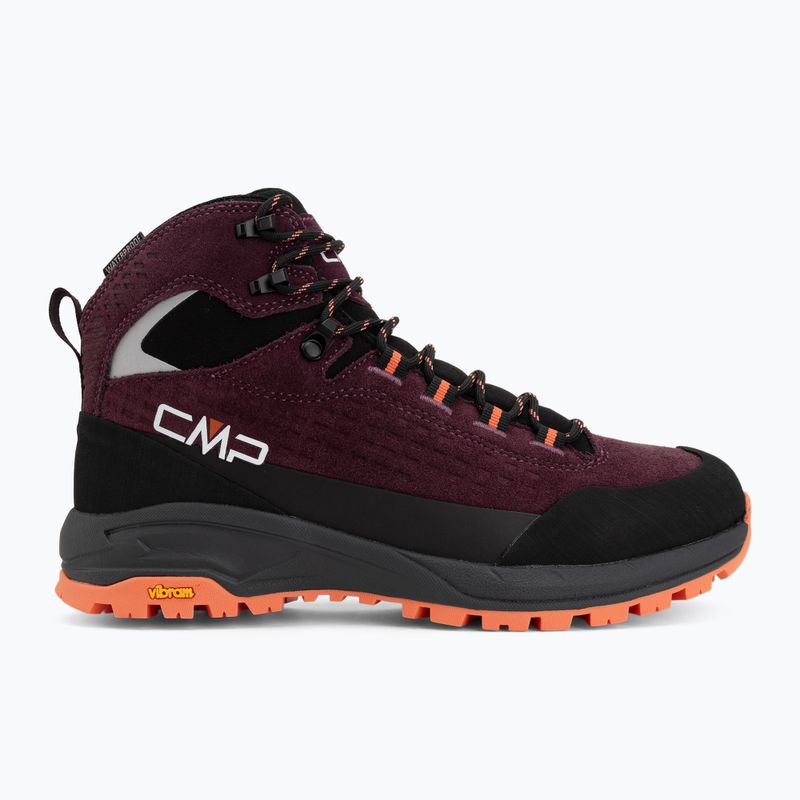 Încălțăminte de trekking pentru femei CMP Vertyx Mid Waterproof blackberry/marigold 2