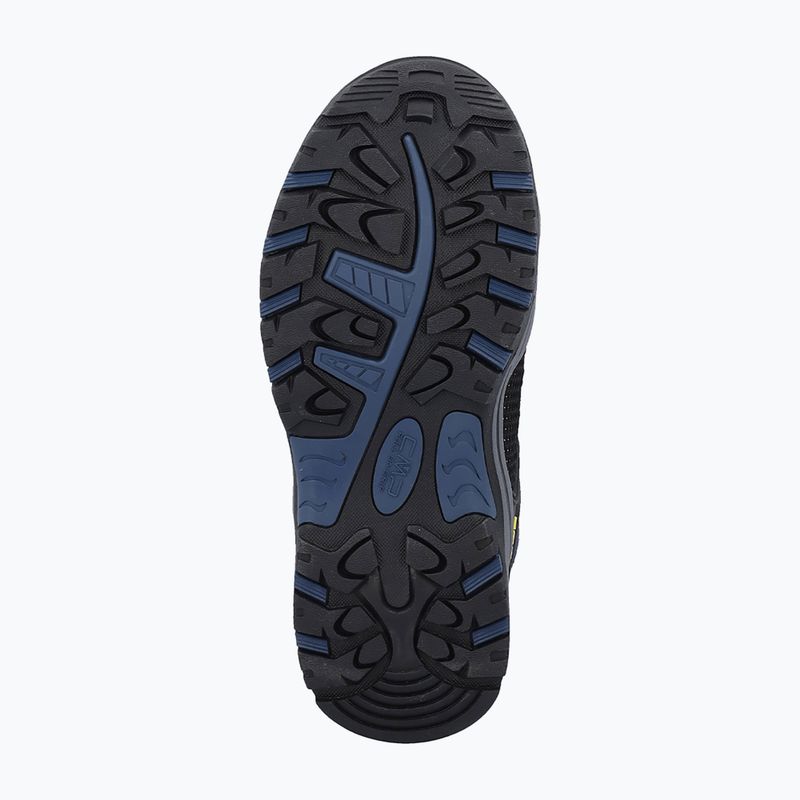 Încălțăminte de trekking pentru copii CMP Kiruna Mid Fitgo Fleece Wp blue ink/yellow 3