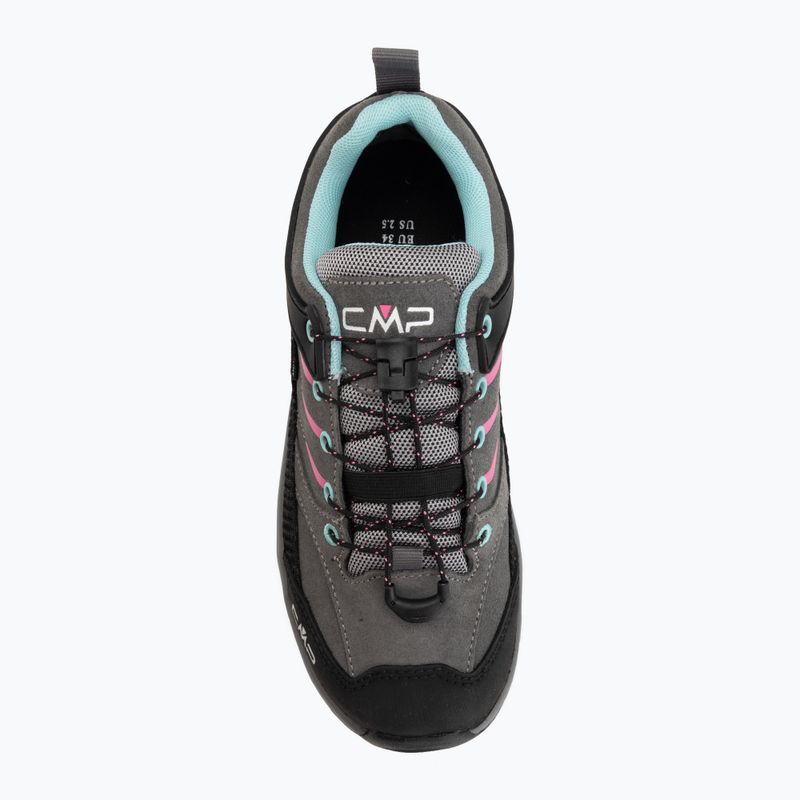 Încălțăminte de trekking pentru copii CMP Rigel 2.0 Low Waterproof grey/acquarius/pink fluo 5