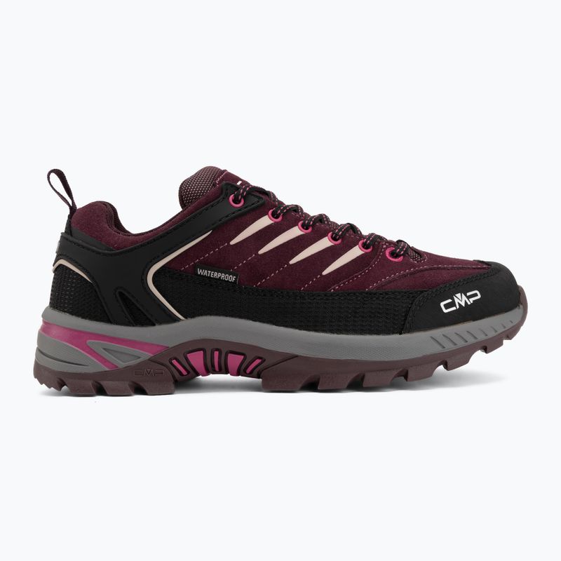 Încălțăminte de trekking pentru copii CMP Rigel 2.0 Low Waterproof black berry/amaranto 2