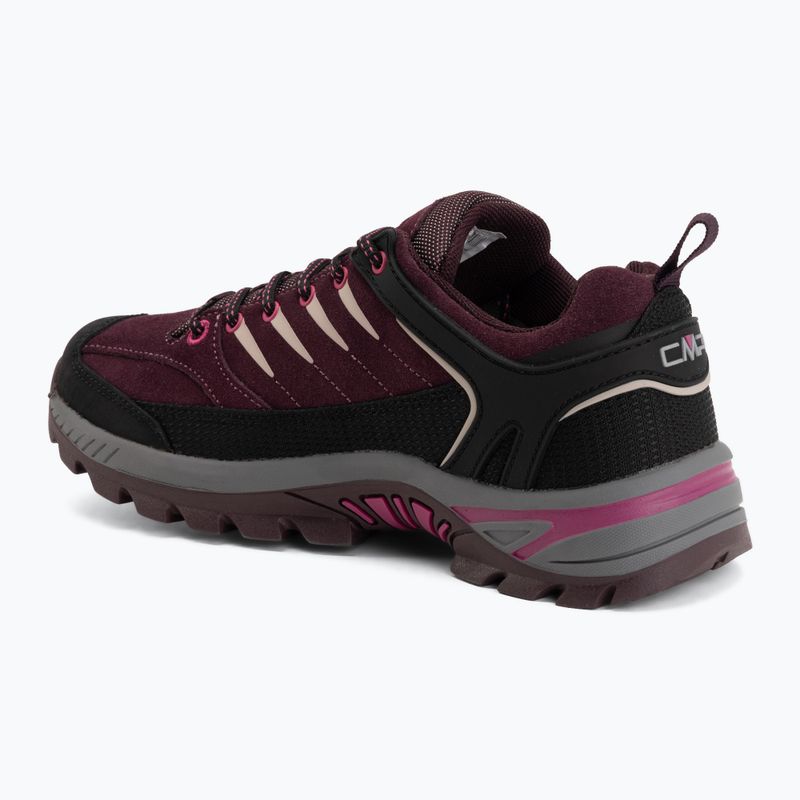 Încălțăminte de trekking pentru copii CMP Rigel 2.0 Low Waterproof black berry/amaranto 3
