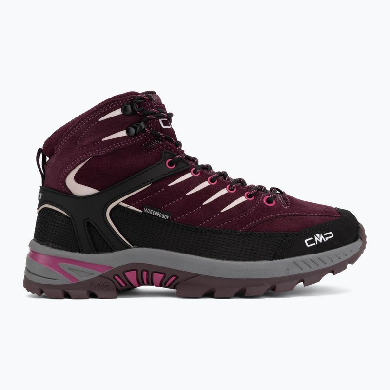 Încălțăminte de trekking pentru copii CMP Rigel 2.0 Mid Waterproof black berry/amaranto 2