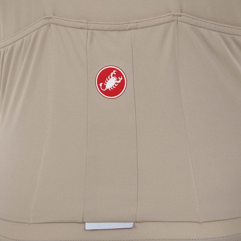 Tricou de ciclism pentru bărbați Castelli Prologo Lite clay/ gunmetal gray 3