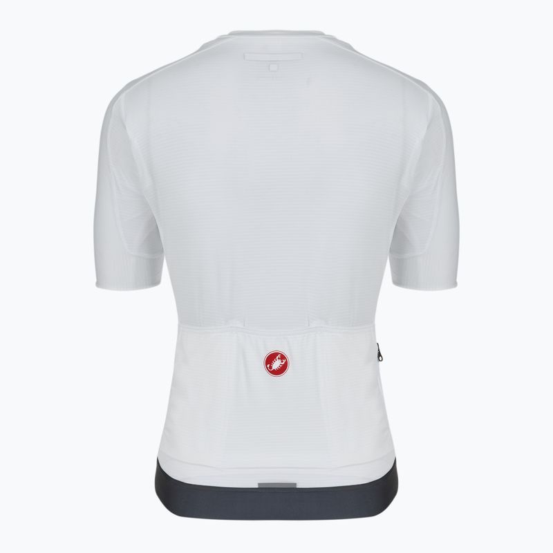 Tricou de ciclism pentru femei Castelli Espresso ivory/ dark gray 2