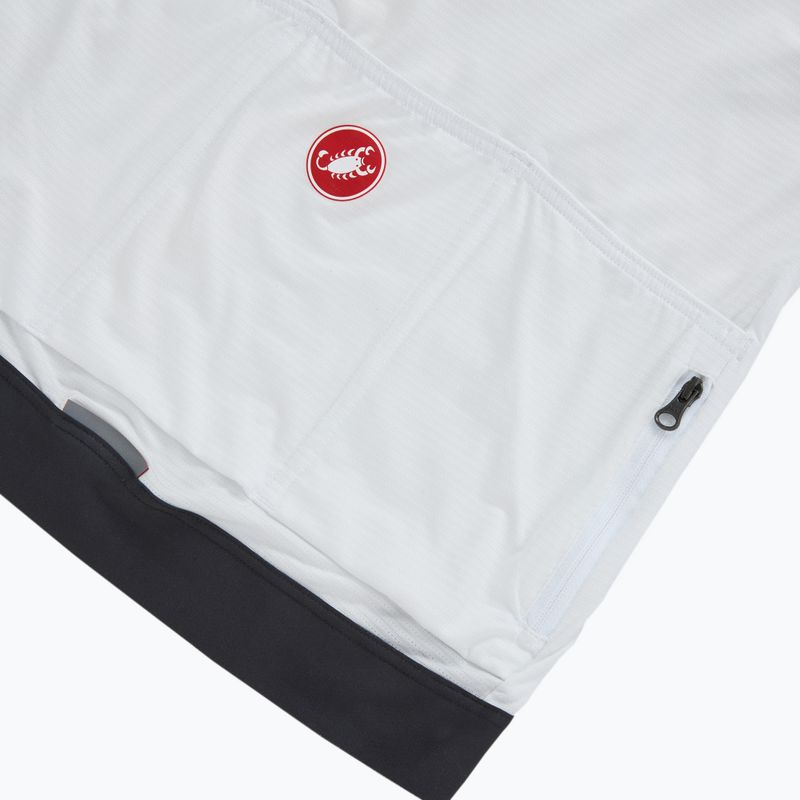 Tricou de ciclism pentru femei Castelli Espresso ivory/ dark gray 5