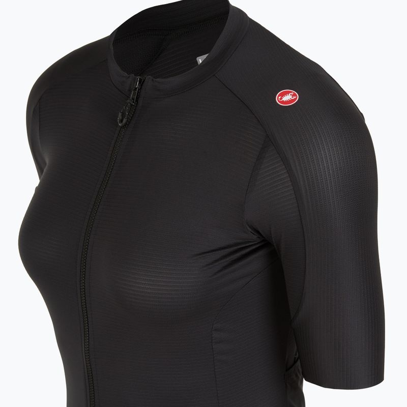 Tricou de ciclism pentru femei Castelli Espresso light black 3
