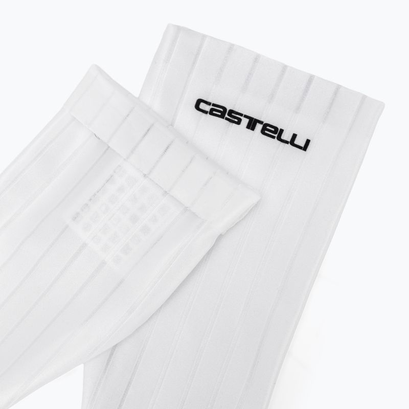 Jambiere de ciclism Castelli Fast Legs white/black 5