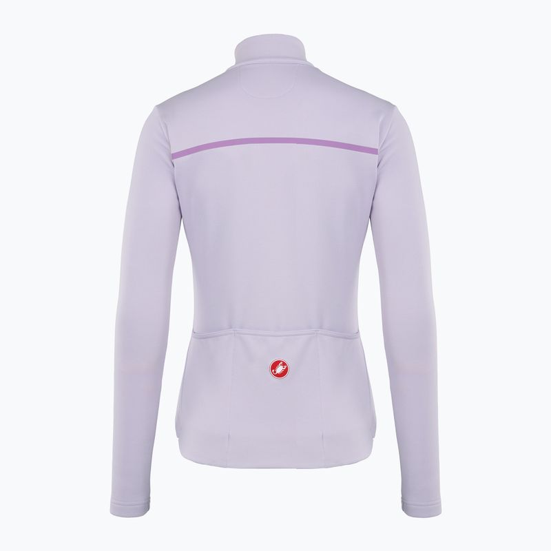 Bluză de ciclism pentru femei Castelli Sinergia 2 Jersey FZ W purple mist/purple dew 2