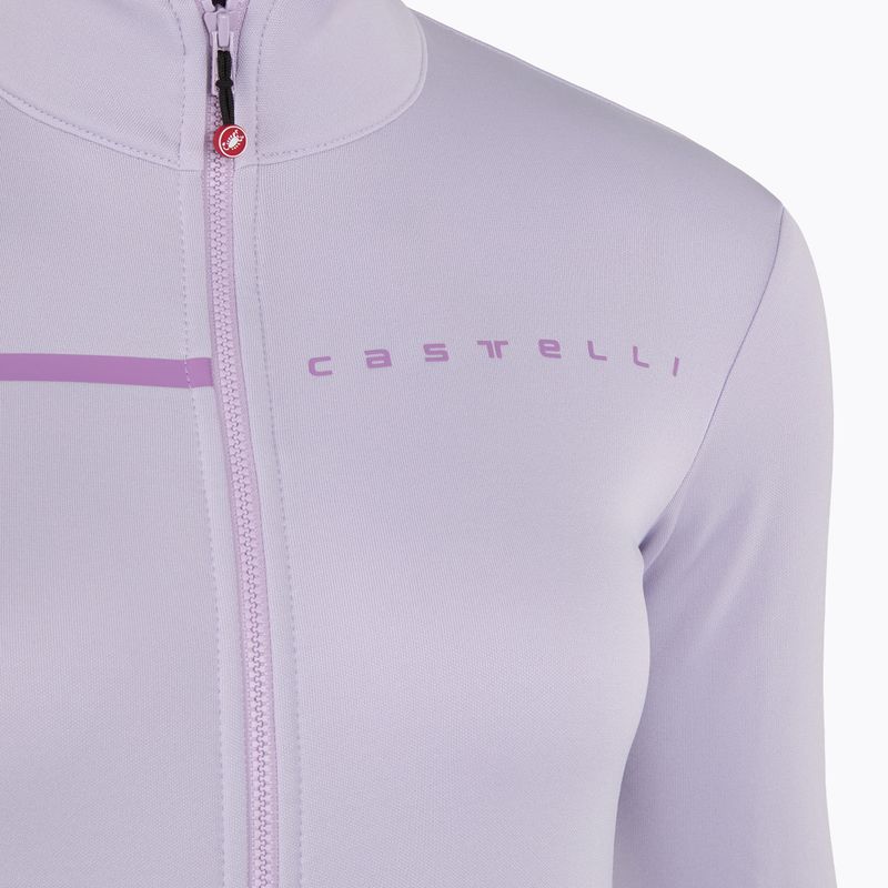 Bluză de ciclism pentru femei Castelli Sinergia 2 Jersey FZ W purple mist/purple dew 3