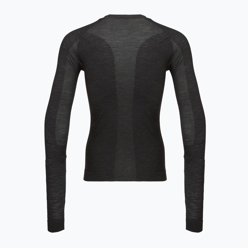 Longsleeve de ciclism pentru bărbați Castelli Merino Seamless Baselayer black 2