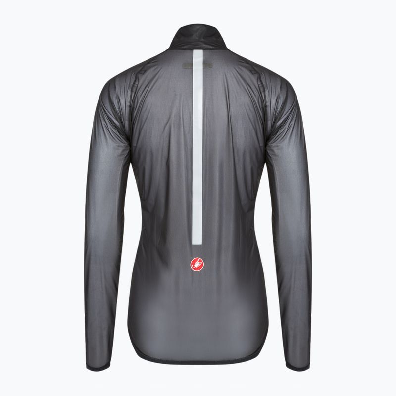Geacă de ciclism pentru femei Castelli Squall Shell W light black/silver gray 2
