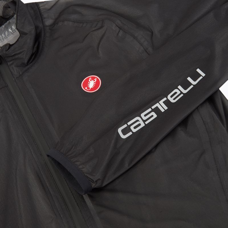 Geacă de ciclism pentru femei Castelli Squall Shell W light black/silver gray 3
