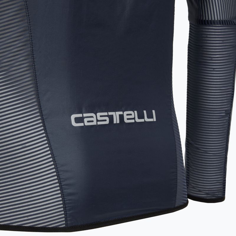 Geacă de ciclism pentru bărbați Castelli Aria Shell belgian blue 4