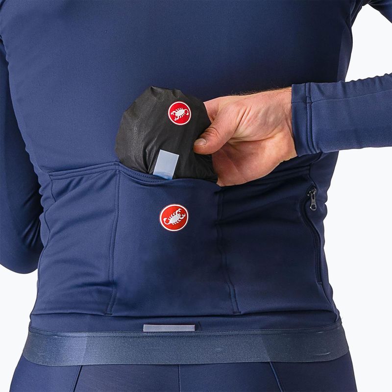 Geacă de ciclism pentru bărbați Castelli Squall Shell light black/silver gray 6