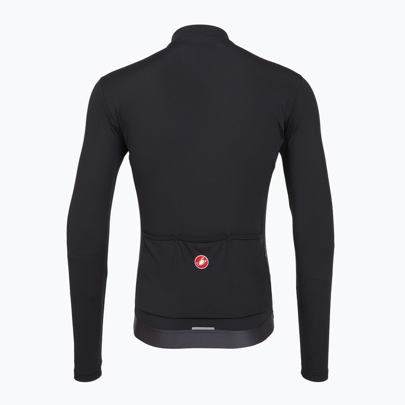 Bluză de ciclism pentru bărbați Castelli Espresso Thermal light black 2