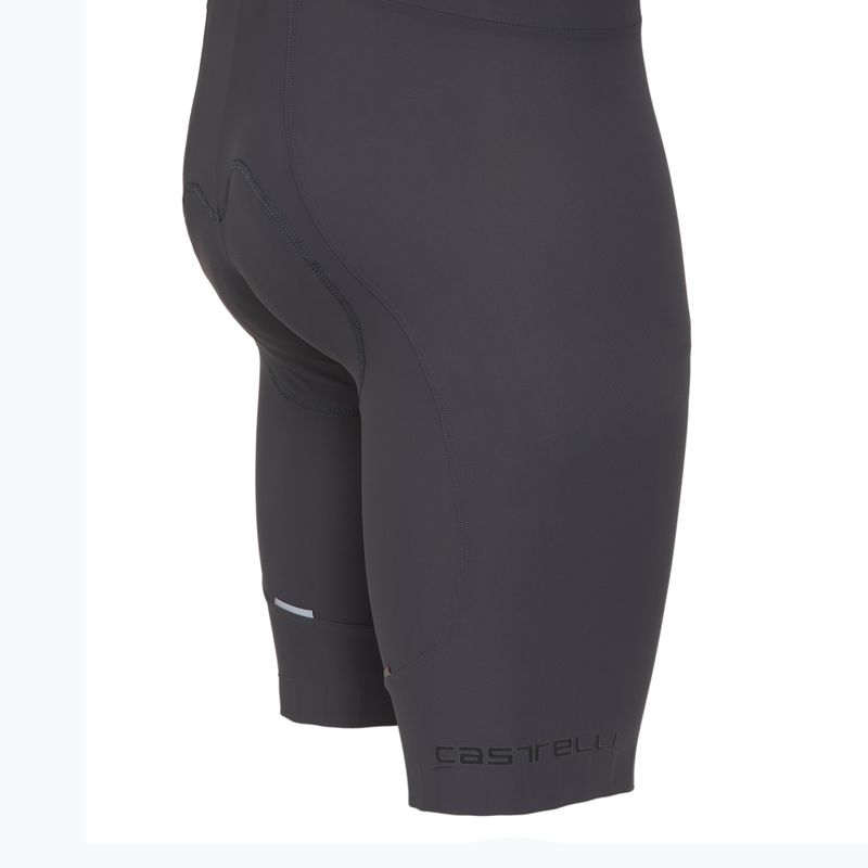 Pantaloni scurți de ciclism pentru bărbați Castelli Espresso smoky gray 4