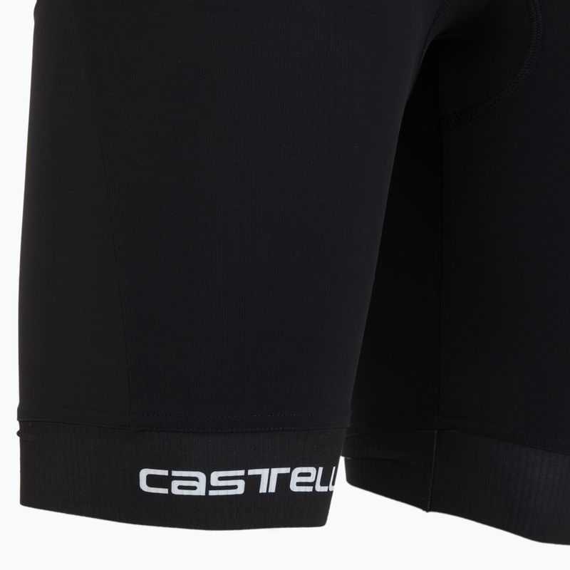 Pantaloni scurți de ciclism pentru bărbați Castelli Tri black 3