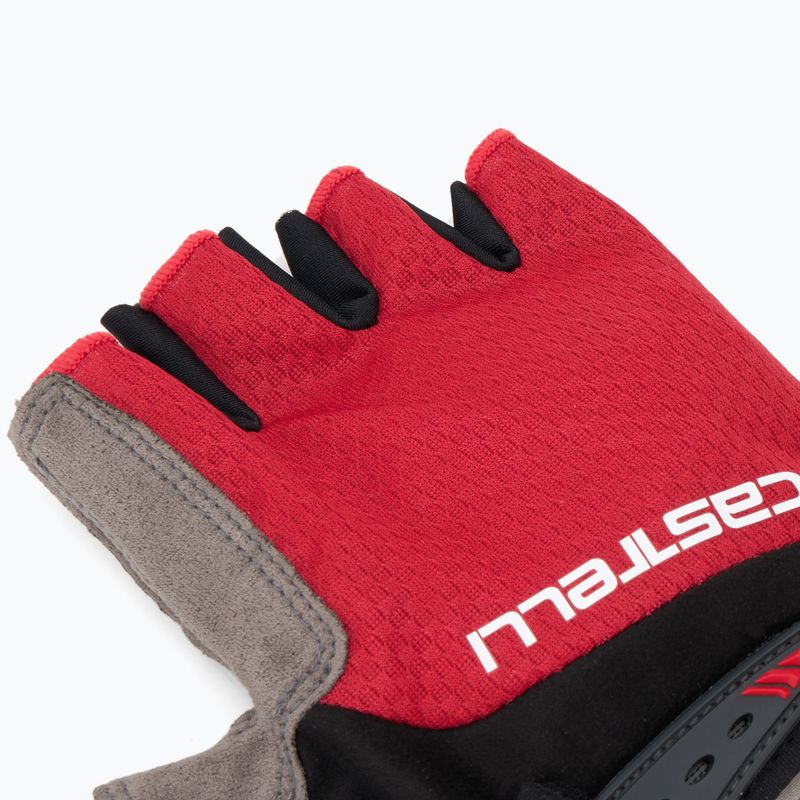 Mănuși de ciclism pentru bărbați Castelli Entrata V rich red 6