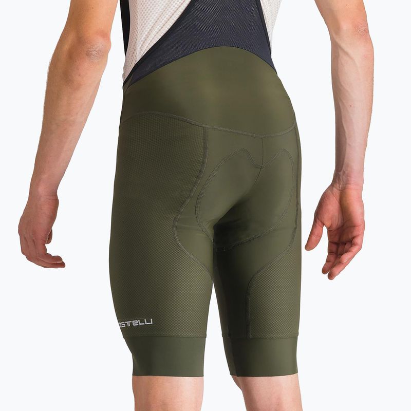 Pantaloni scurți de ciclism pentru bărbați Castelli Competizione 2 deep green 4