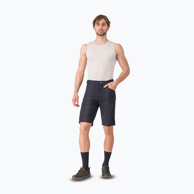 Pantaloni scurți de ciclism Castelli Unlimited Adventure Baggy black 2