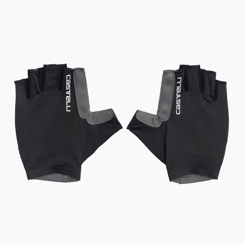 Mănuși de ciclism pentru bărbați Castelli Espresso light black 2