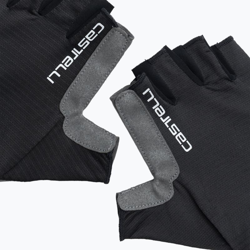 Mănuși de ciclism pentru bărbați Castelli Espresso light black 4