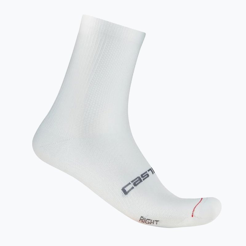 Șosete pentru bărbați Castelli Espresso 12 white