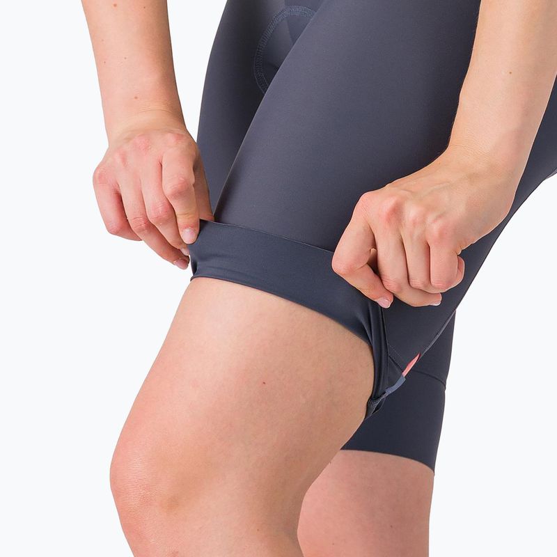 Pantaloni scurți de ciclism pentru femei Castelli Prima 2 DT In twillight blue/hibiscus 5