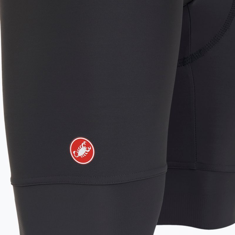 Pantaloni scurți de ciclism pentru femei Castelli Prima 2 dark gray/pool blue 3