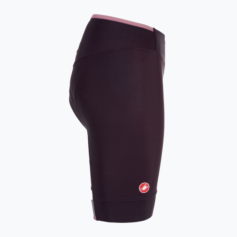 Pantaloni scurți de ciclism pentru femei Castelli Prima 2 dark night shade/deep purple 3