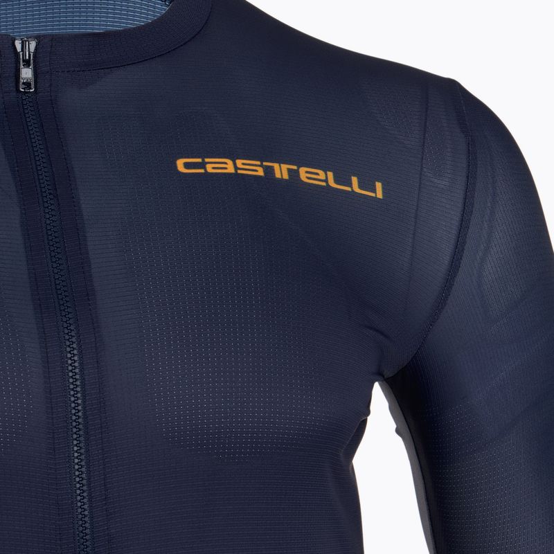 Tricou de ciclism pentru bărbați Castelli Unlimited Entrata 3 belgian blue 3