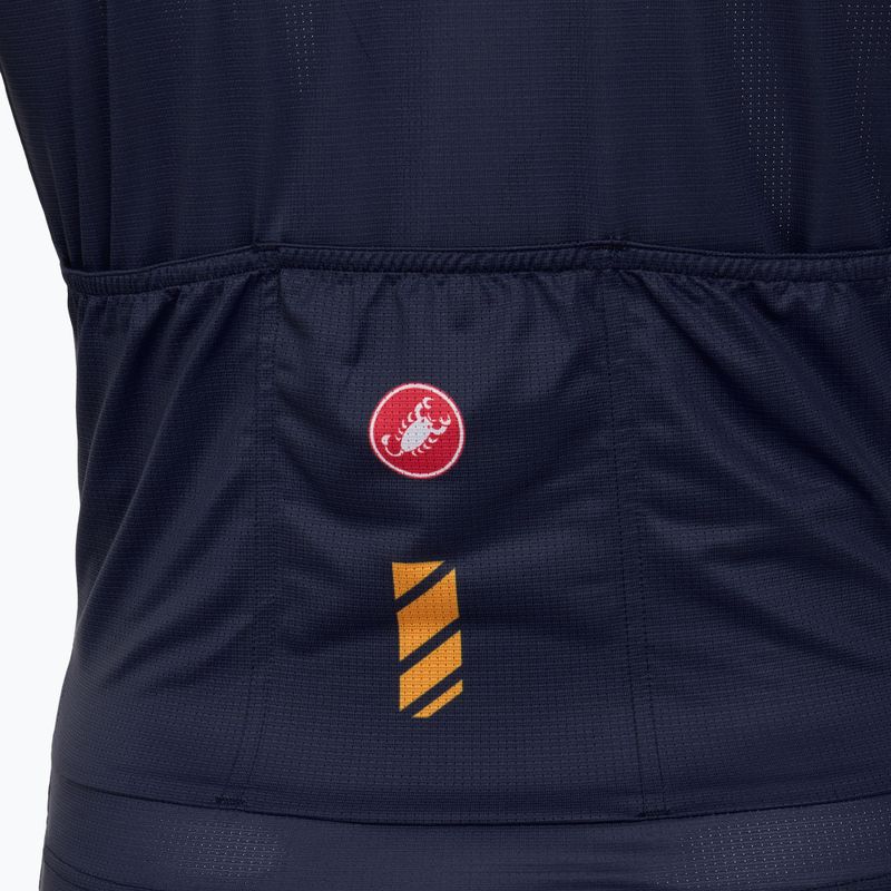 Tricou de ciclism pentru bărbați Castelli Unlimited Entrata 3 belgian blue 4