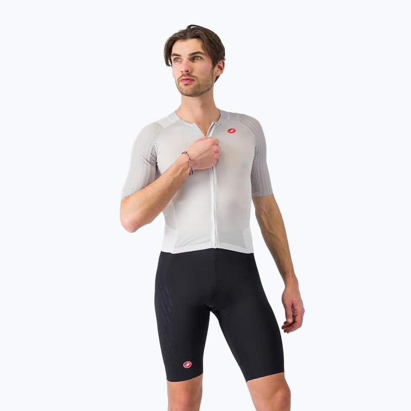 Costum de cislism pentru bărbați  Castelli Free Sanremo 3 white/black