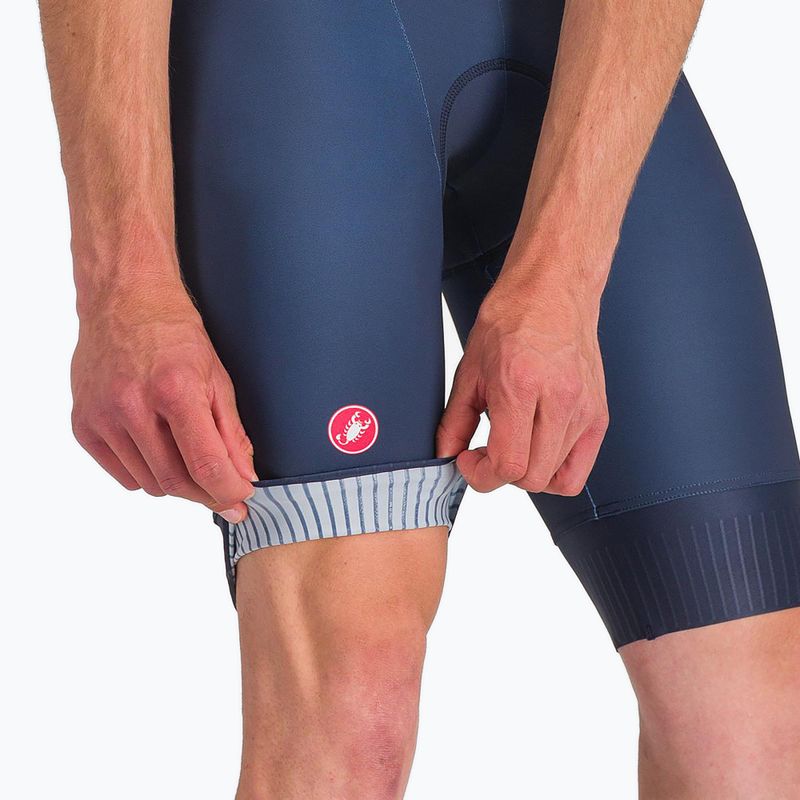 Costum de cislism pentru bărbați Castelli Core Tri belgian blue/white 6